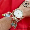 Marguerite-Collection_Montreànouer_Maxi dorée_Lliberty_Poppyanddaisy_WEBP Marguerite Collection Montreanouer Maxi doree Lliberty Poppyanddaisy WEBP - Montre avec bracelet en tissu Liberty de qualité, à nouer autour du poignet. Plusieurs choix possibles de bracelets. Plusieurs types de cadrans proposés: Maxi dorée, Maxi argentée et Mini dorée. - 28,00 €